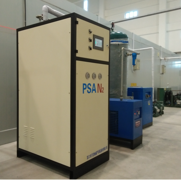 咖福气调库专用PSA制氮机的应用